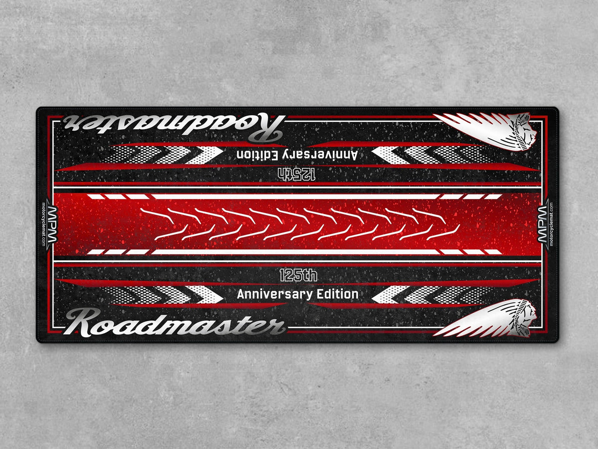 MPM Motorcycle Mat for Indian Roadmaster 125th Anniversary - U310