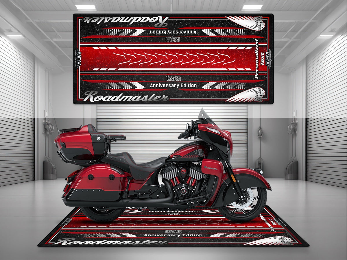 MPM Motorcycle Mat for Indian Roadmaster 125th Anniversary - U310