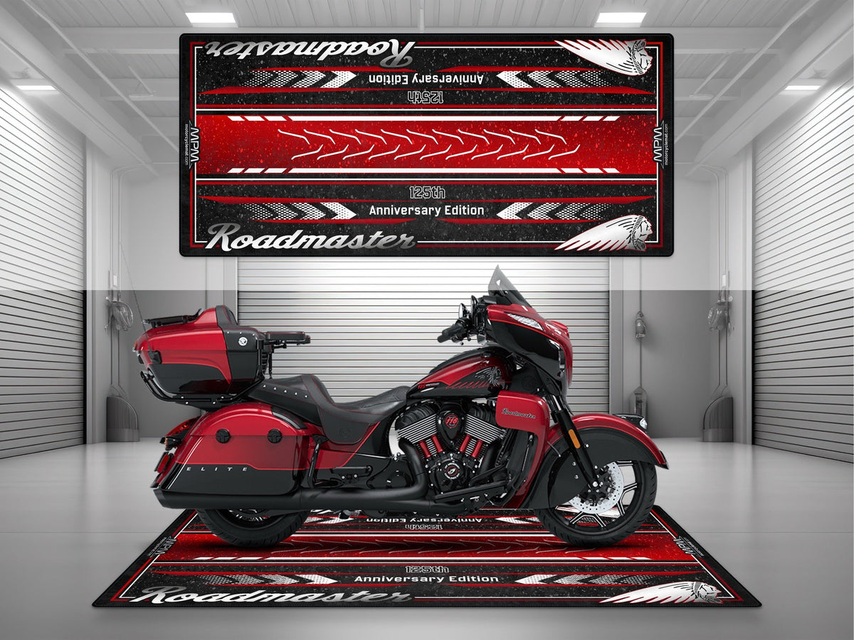 MPM Motorcycle Mat for Indian Roadmaster 125th Anniversary - U310