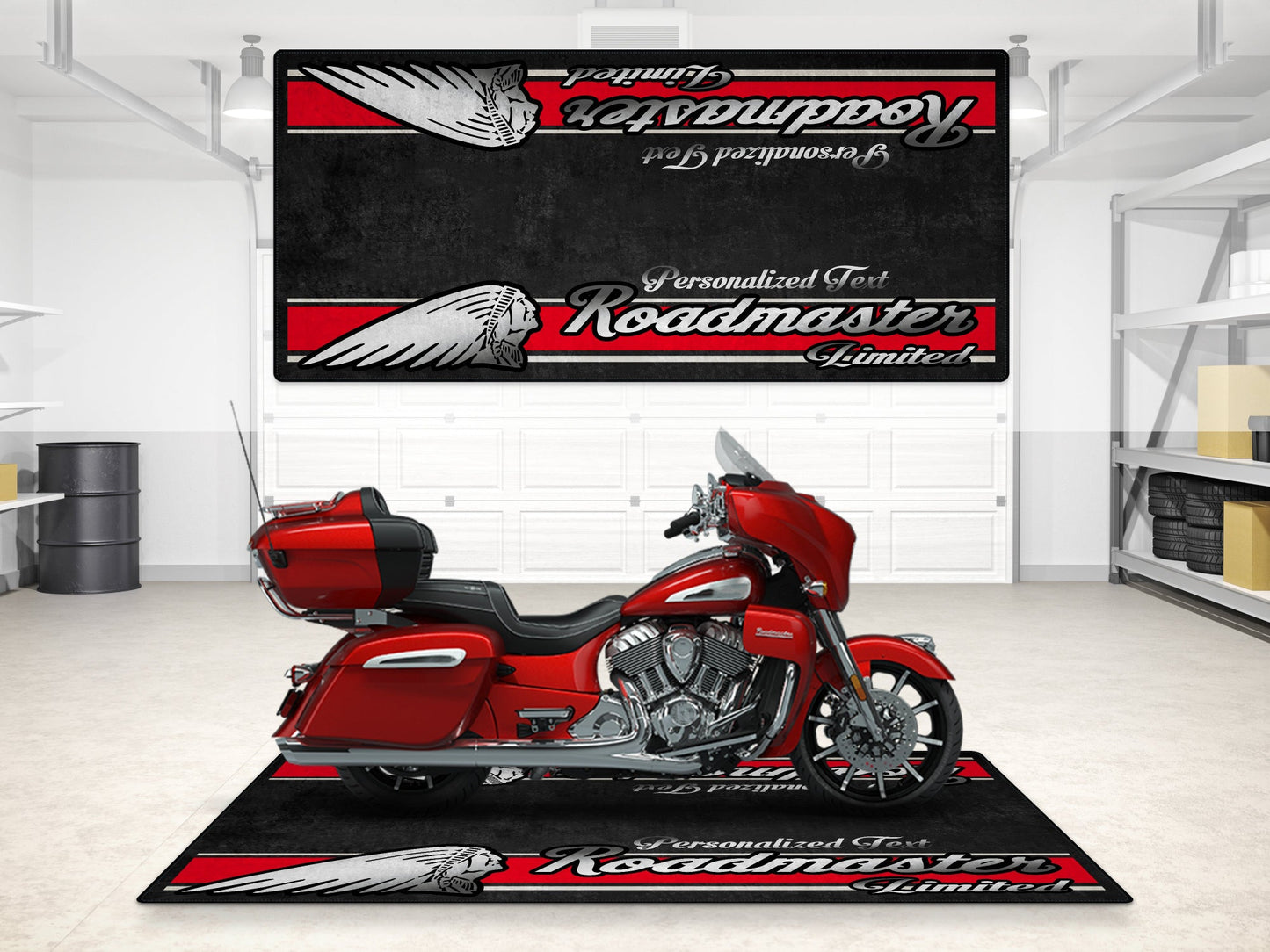 MPM Motorcycle Mat for Indian Roadmaster Limited - MM7336