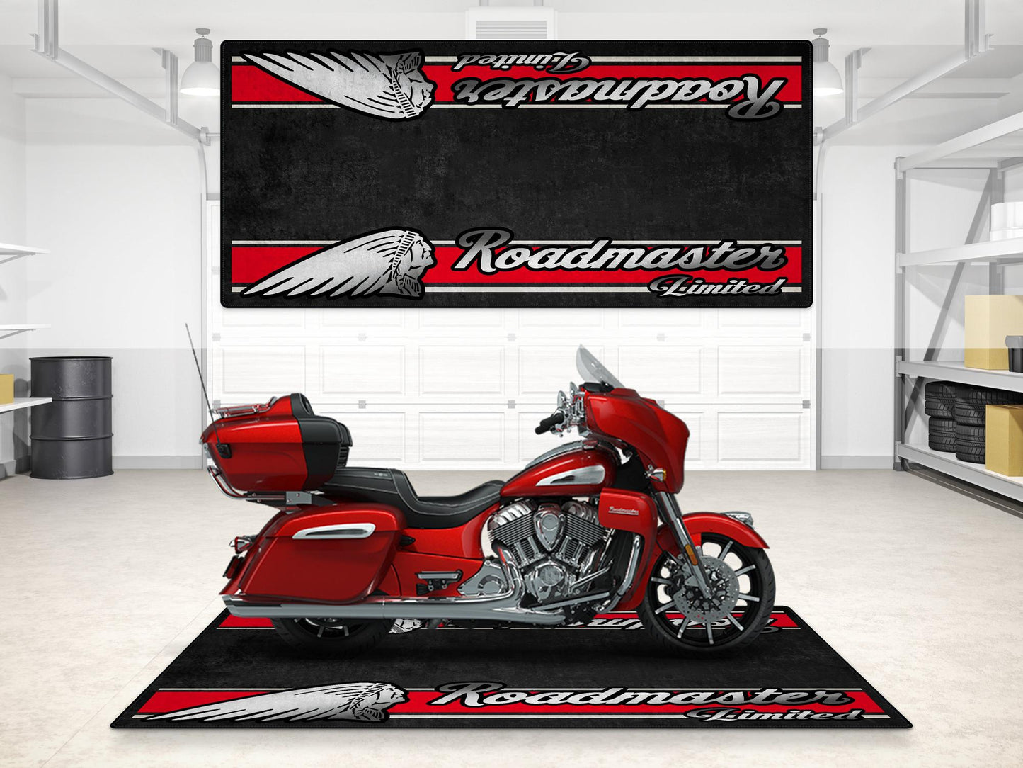 MPM Motorcycle Mat for Indian Roadmaster Limited - MM7336