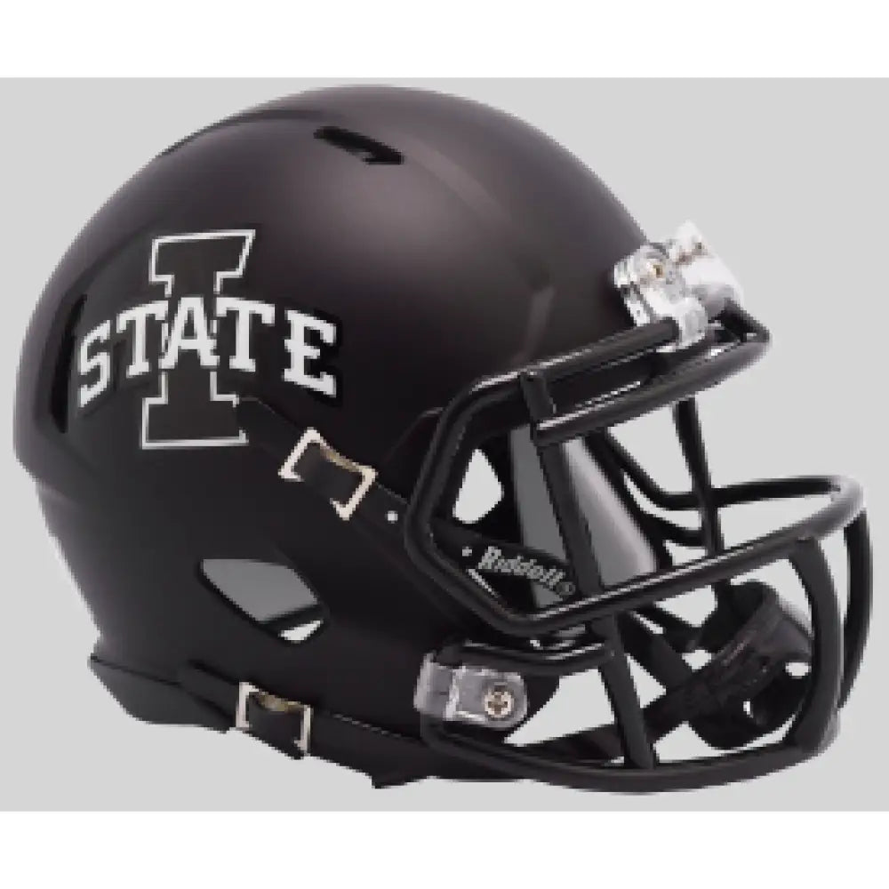 Iowa State Cyclones NCAA Mini Speed Football Helmet Satin Black - NCAA