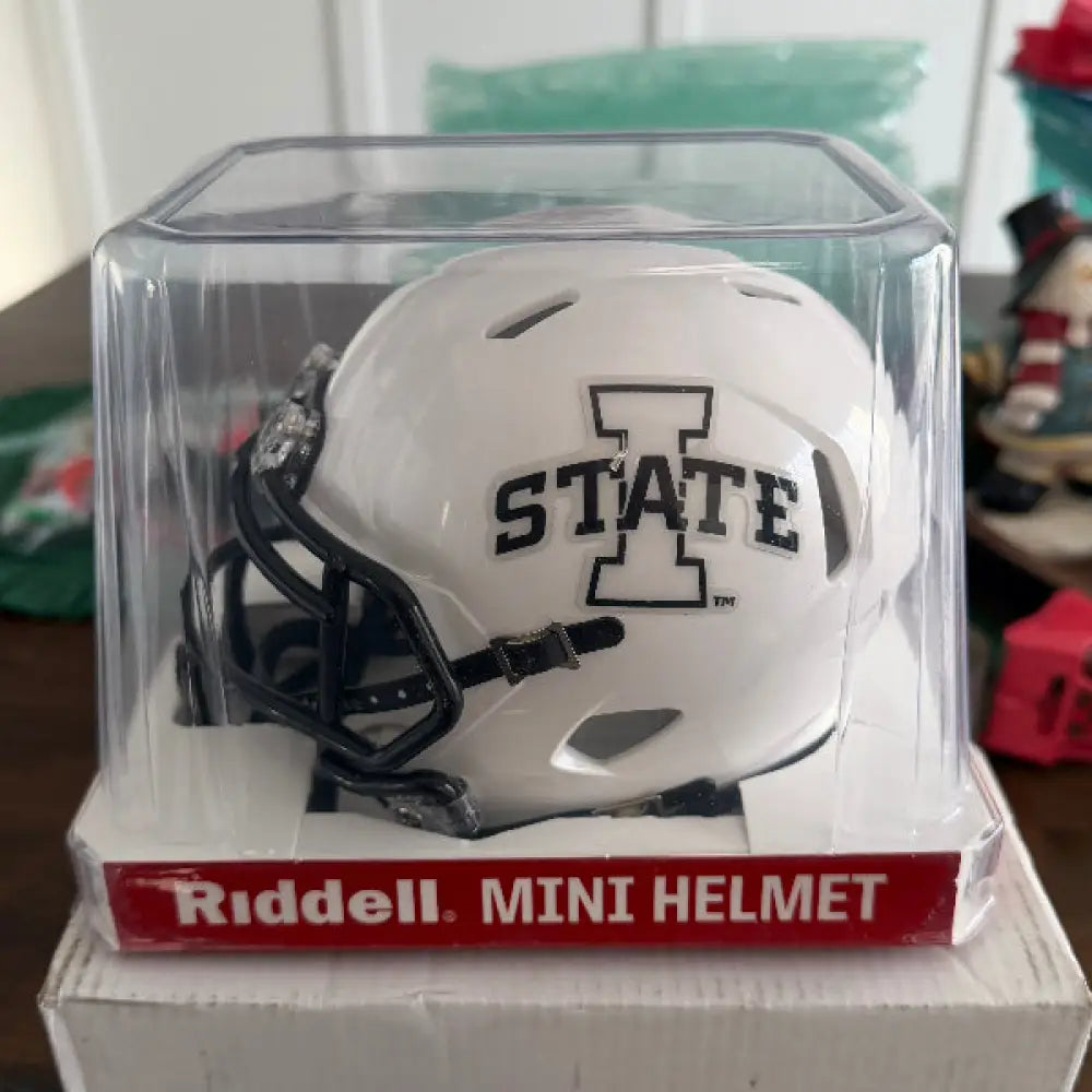Iowa State Cyclones NCAA Mini Speed Football Helmet White- NCAA