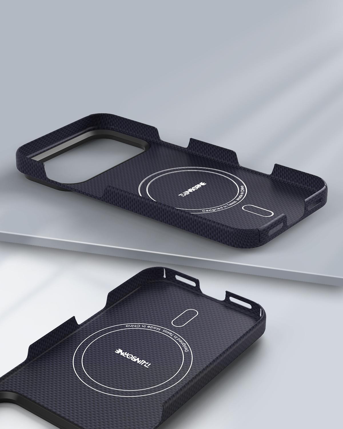 iPhone 17 Pro Case - Super Thin | Aramid Fiber | MagSafe - Wild Navy