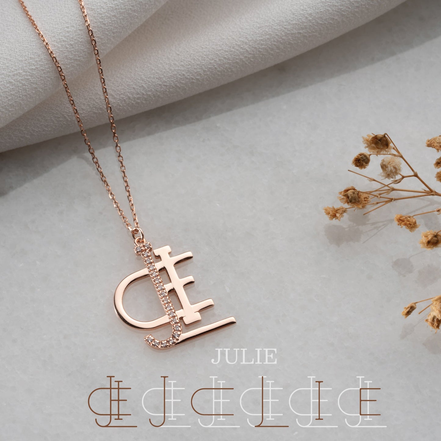 Sparkle Name Necklace – Diamond Initial Custom Jewelry for Trendsetters