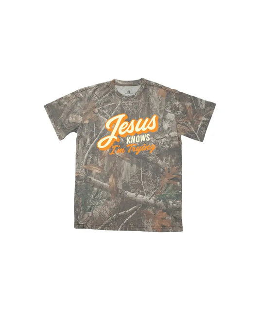 Jesus Knows I'm Trying T-Shirt