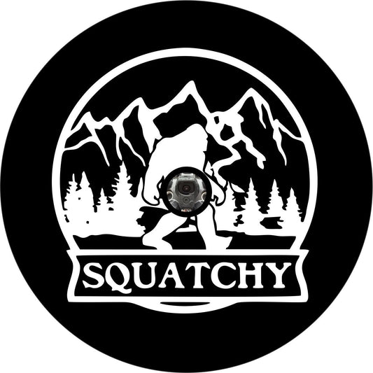 Squatchy Spare Tire Cover â€¢ Sasquatch in the Mountains