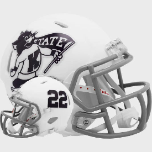 Kansas State Wildcats NCAA Mini Speed Football Helmet Willie Wildcat- NCAA