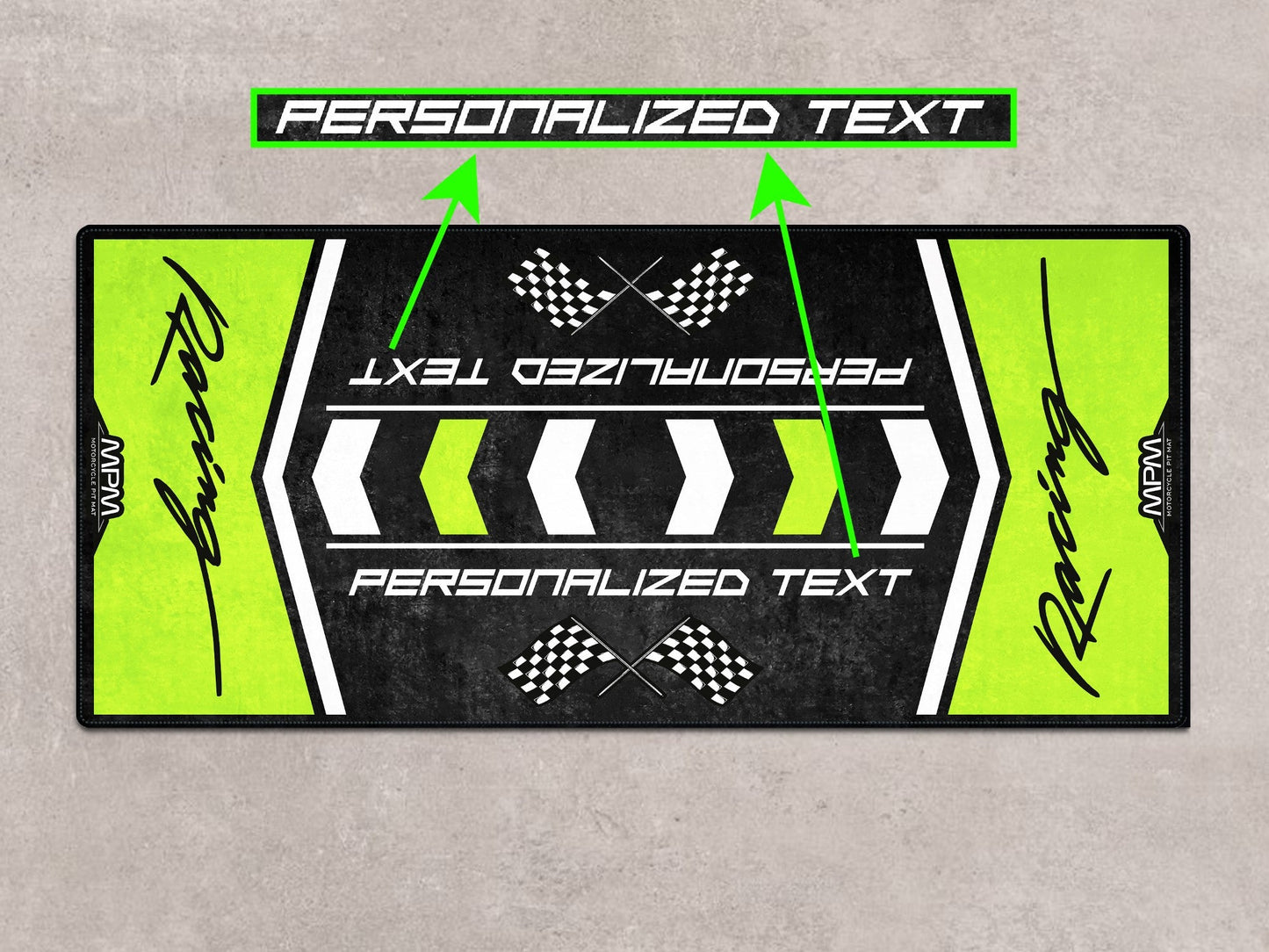 MPM Motorcycle Mat for Kawasaki - MM7135