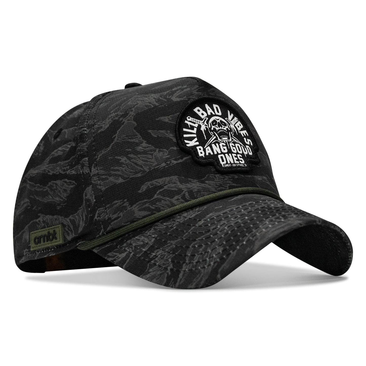 Kill Bad Vibes Skull Patch Weekender Snapback