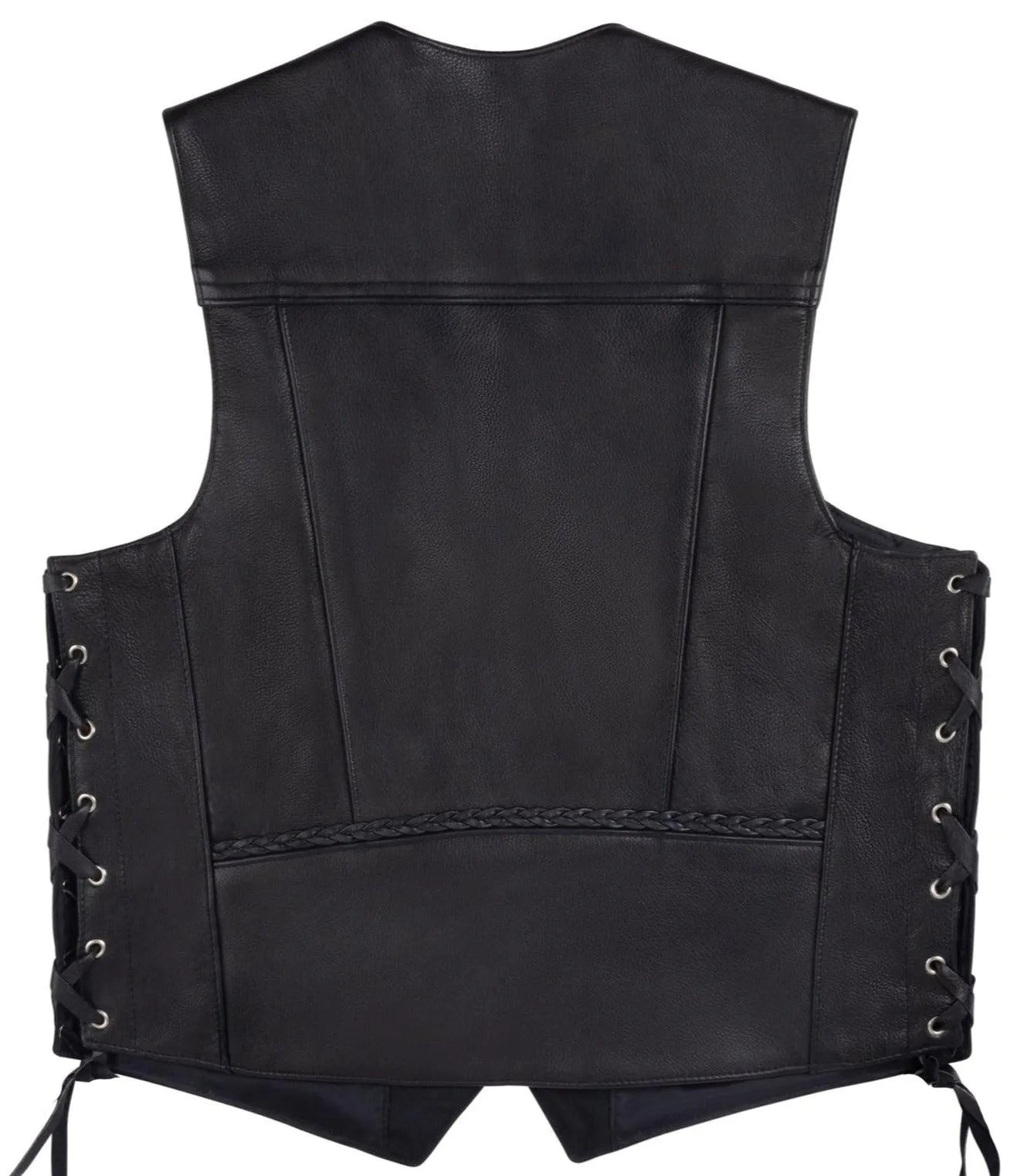 Legendary Gunslinger Men's Leather Vest