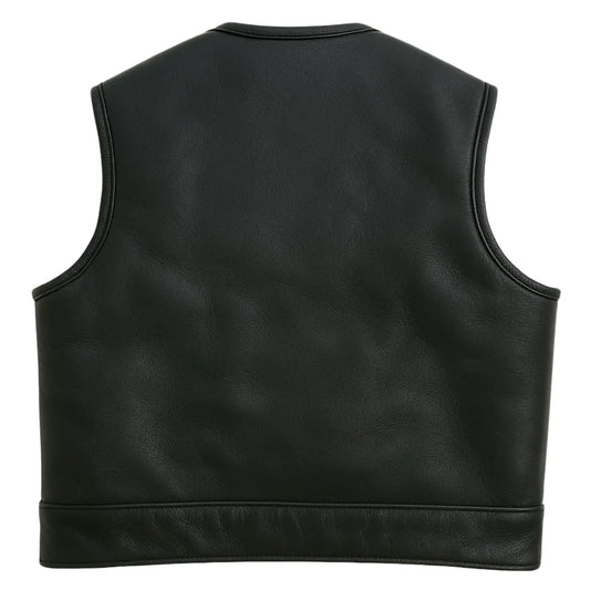Legendary Lowlife Z Black Leather Club Vest