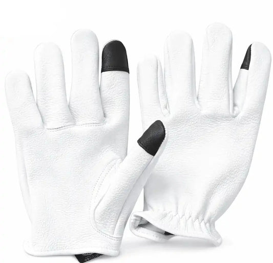 Cadbury White Touchscreen Gloves