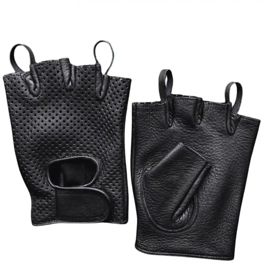 Fingerless Deerskin Gloves