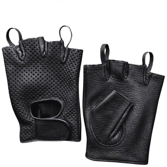 Fingerless Deerskin Gloves