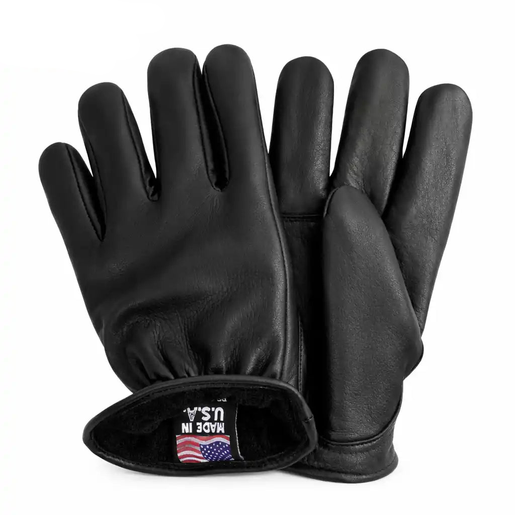 Legendary Deerskin Fleece Lined Short Wrist Gloves