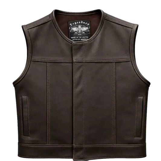 Legendary LowLife NCP Dark Chocolate Leather Vest