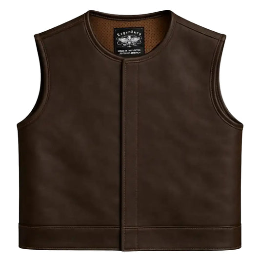Legendary LowLife NOP Dark Chocolate Leather Vest