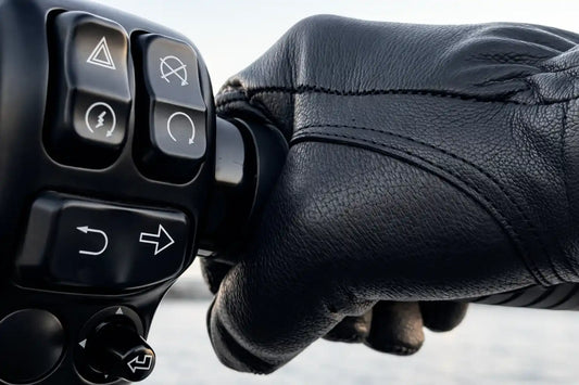 Bad Billy Black Goatskin Gloves
