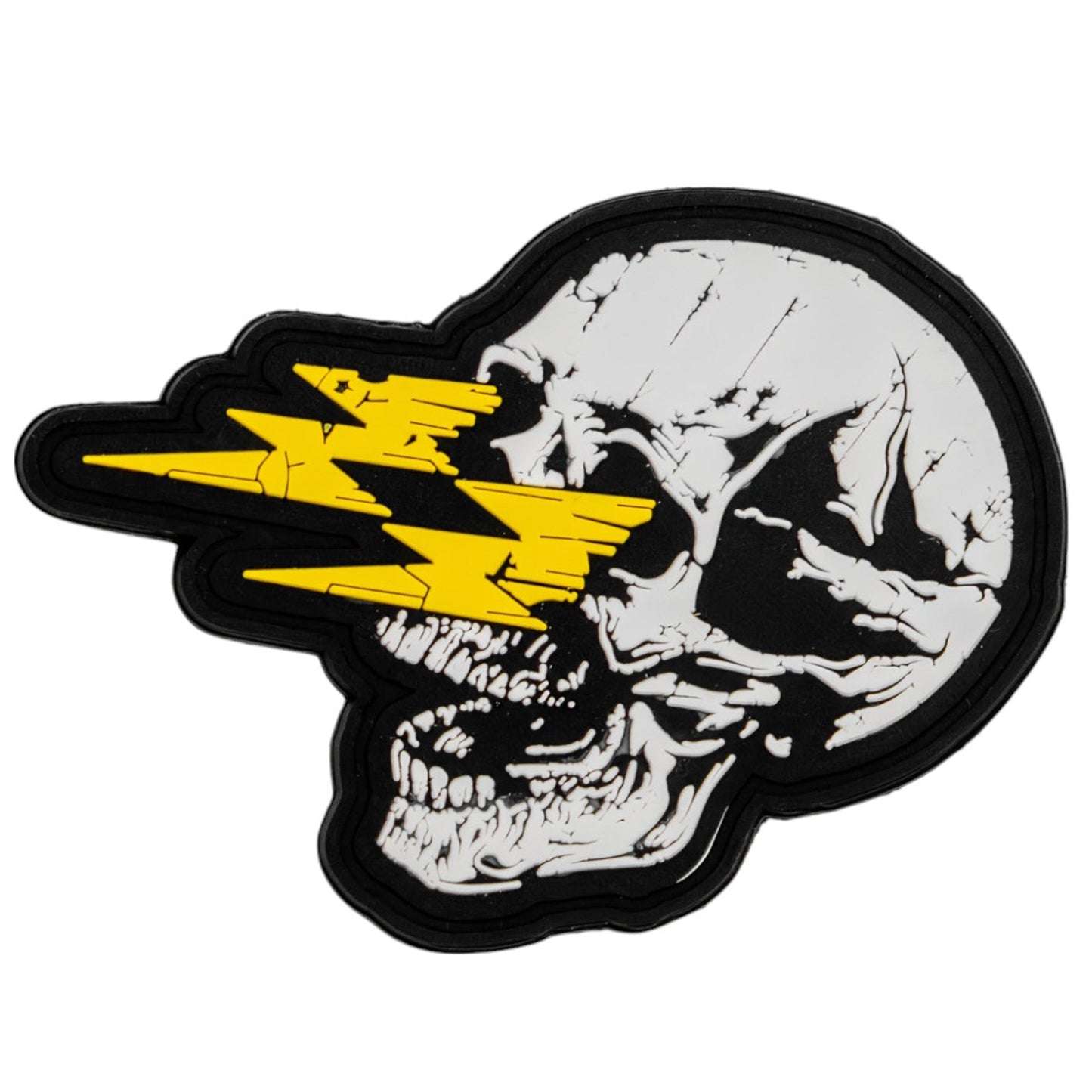 Die with Memories Bolt Skull PVC Patch