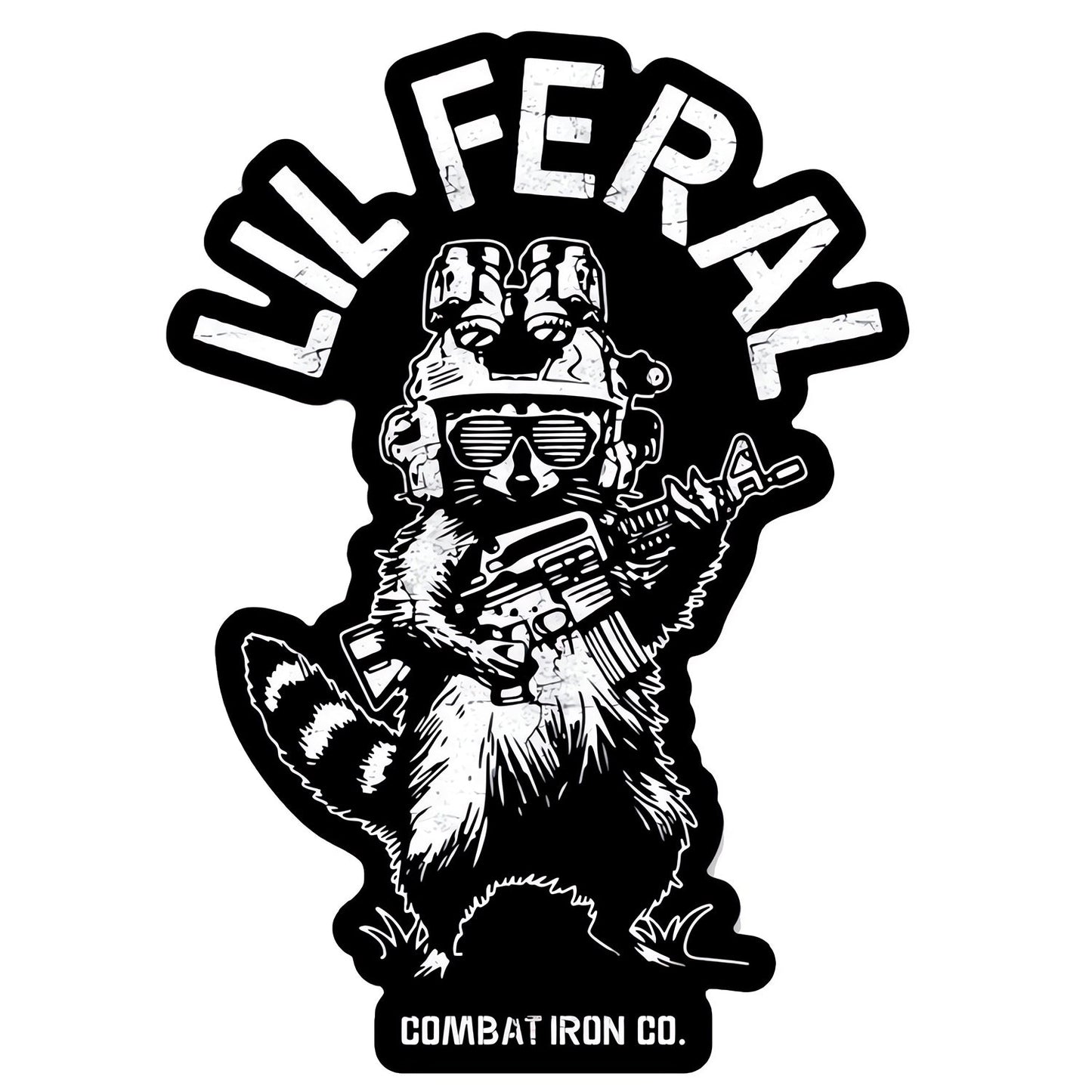 Lil Feral Racoon Decal