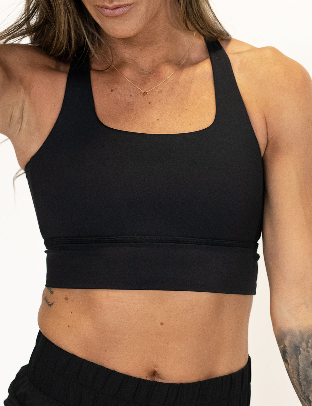 Longline Bra | Black