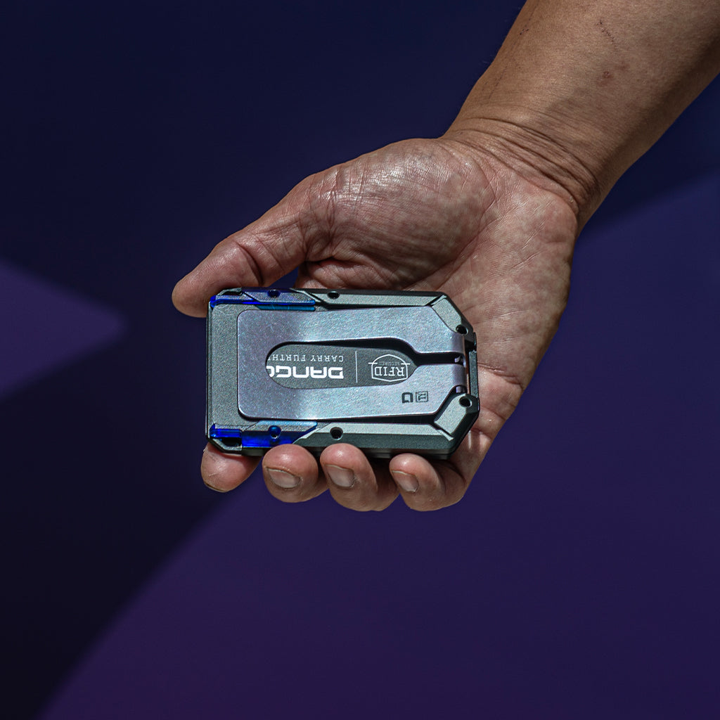M4 Special Edition Maverick™ Rail Wallet with Burple Anodized Titanium Money Clip