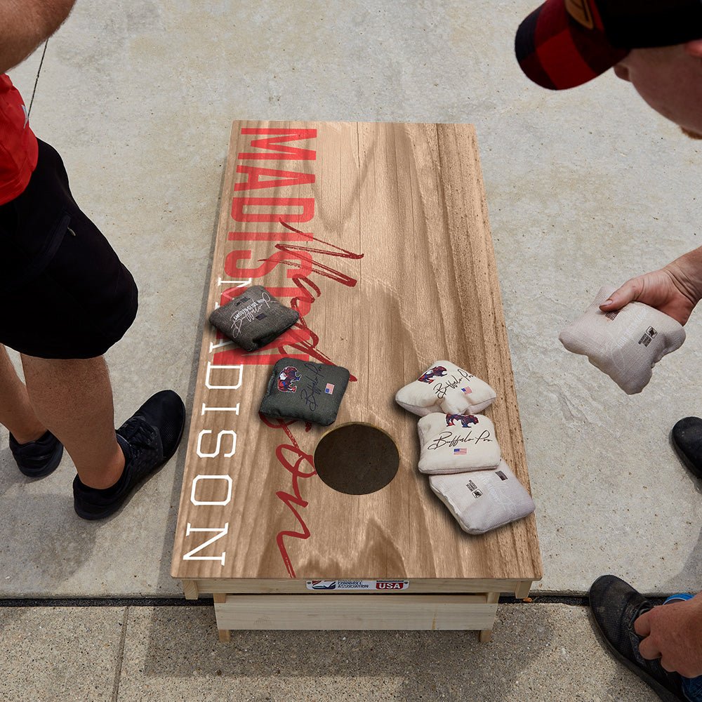Madison Campus Gameday Star Cornhole Boards