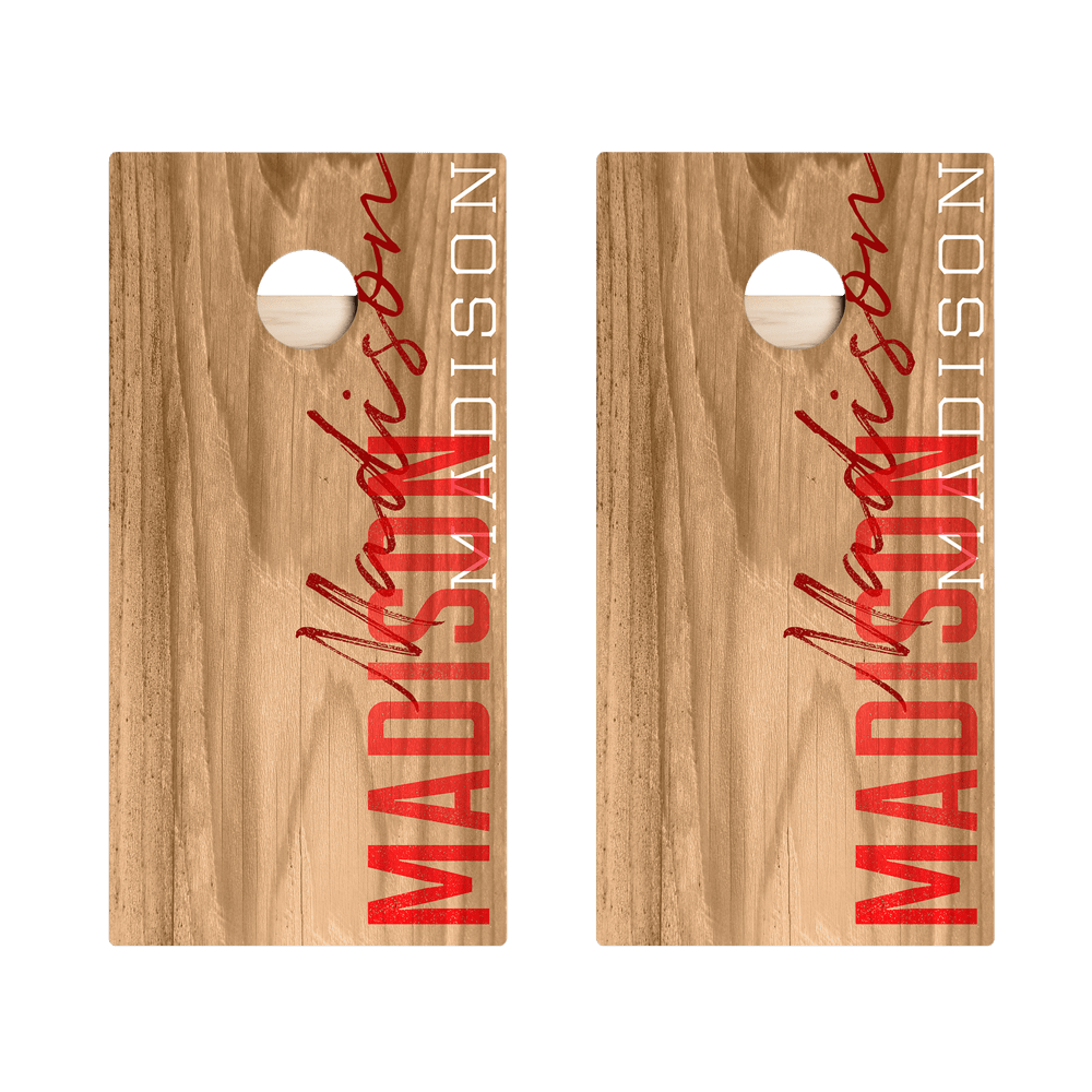 Madison Campus Gameday Star Cornhole Boards