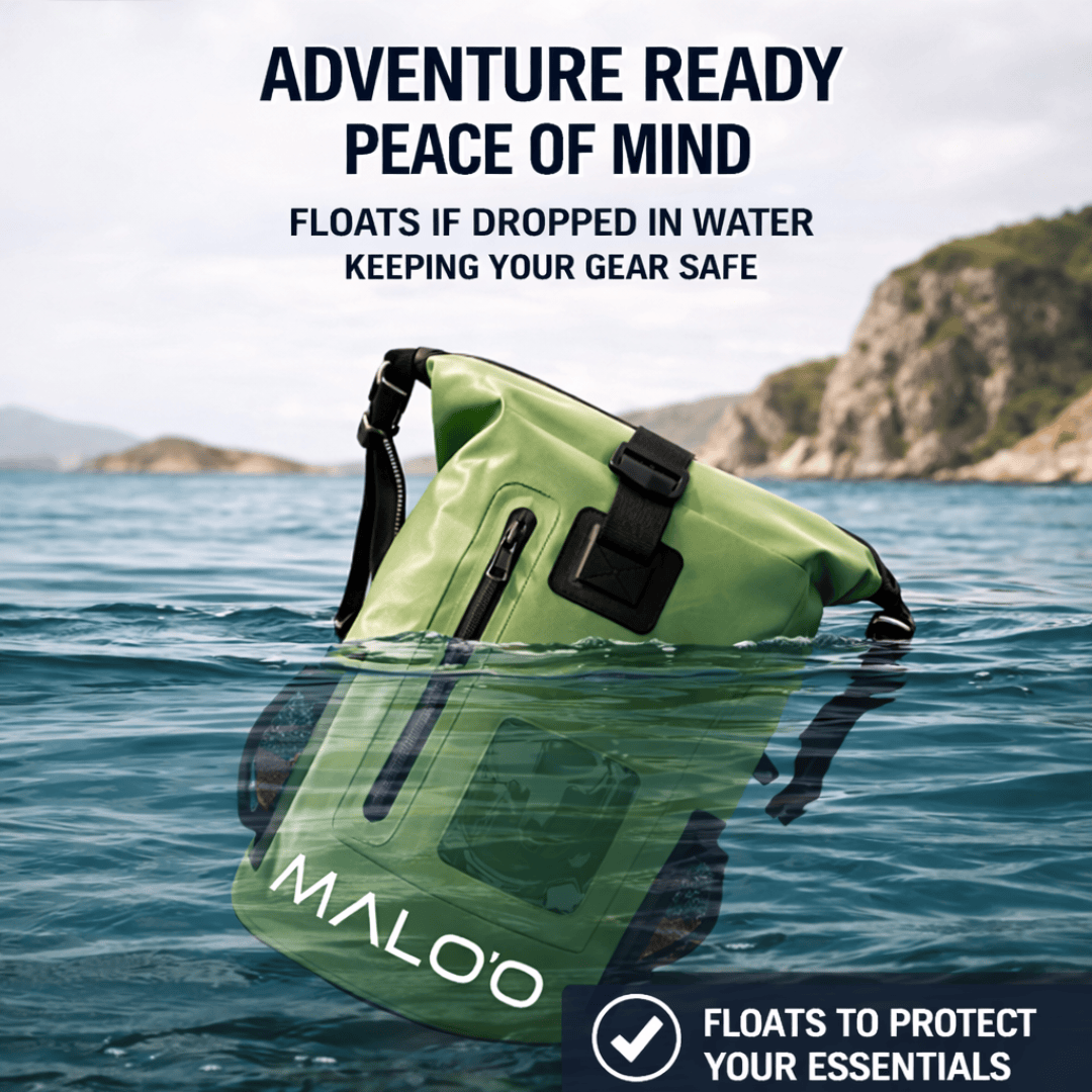 30L Waterproof Backpack – Roll-Top Dry Bag for Beach, Travel & Outdoor Gear