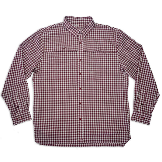 Long Sleeve Patterned Lifestyle Button Down w/ REPEL-X