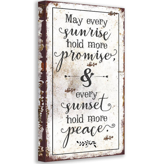 May Every Sunrise - Canvas
