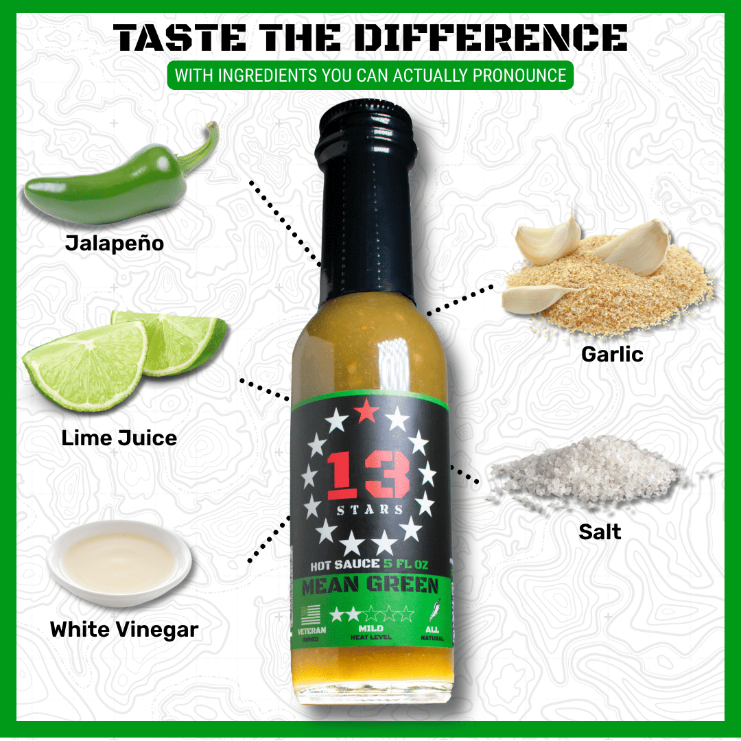Mean Green - Jalapeño & Lime Mild Hot Sauce