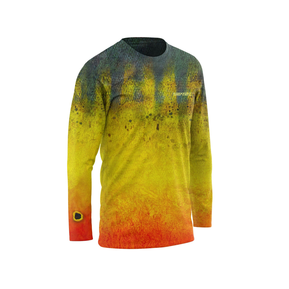 Peacock Bass Sport Tec Crew Long Sleeve – Men's