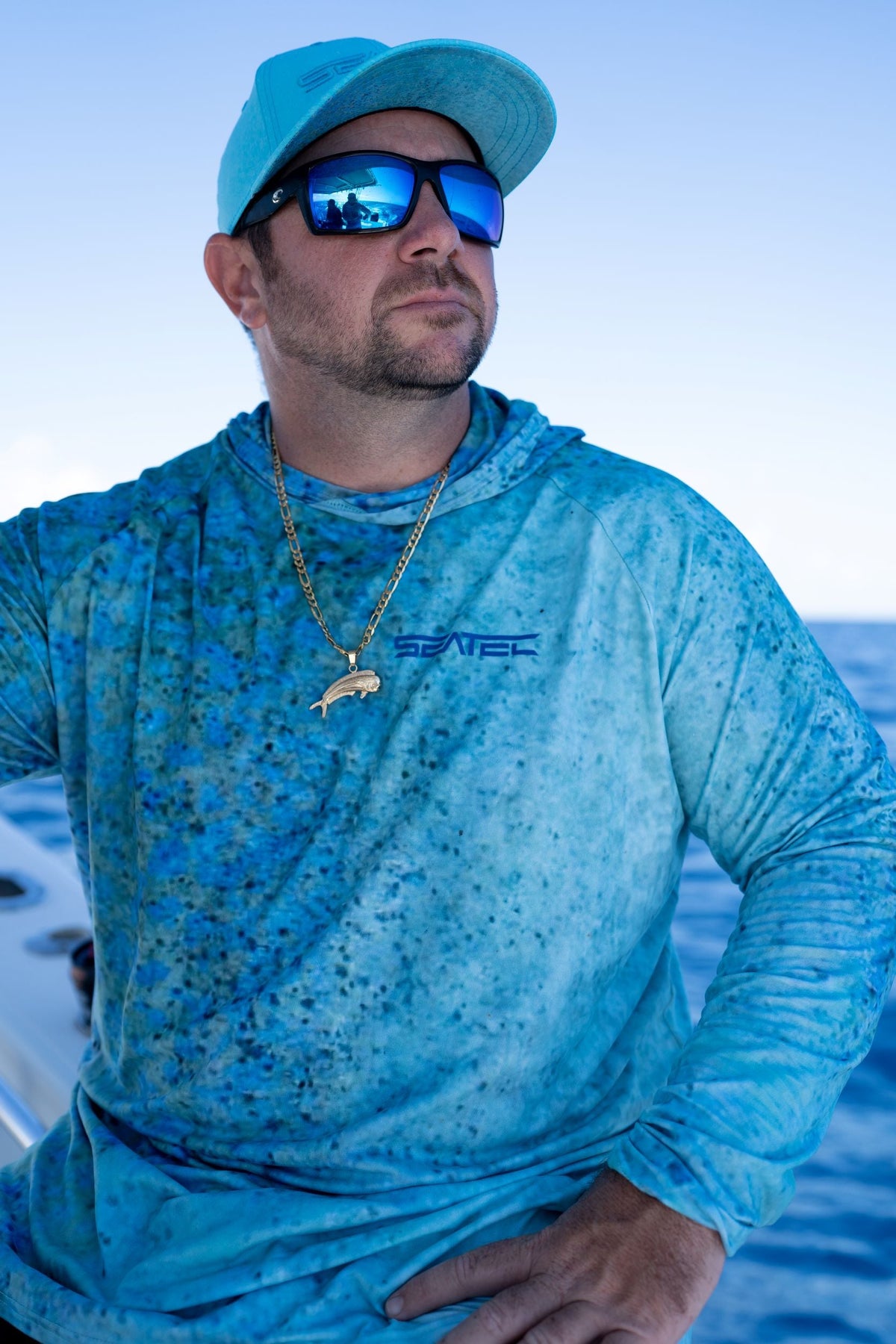 Blue Trevally Sport Tec Hooded Long Sleeve – Men's