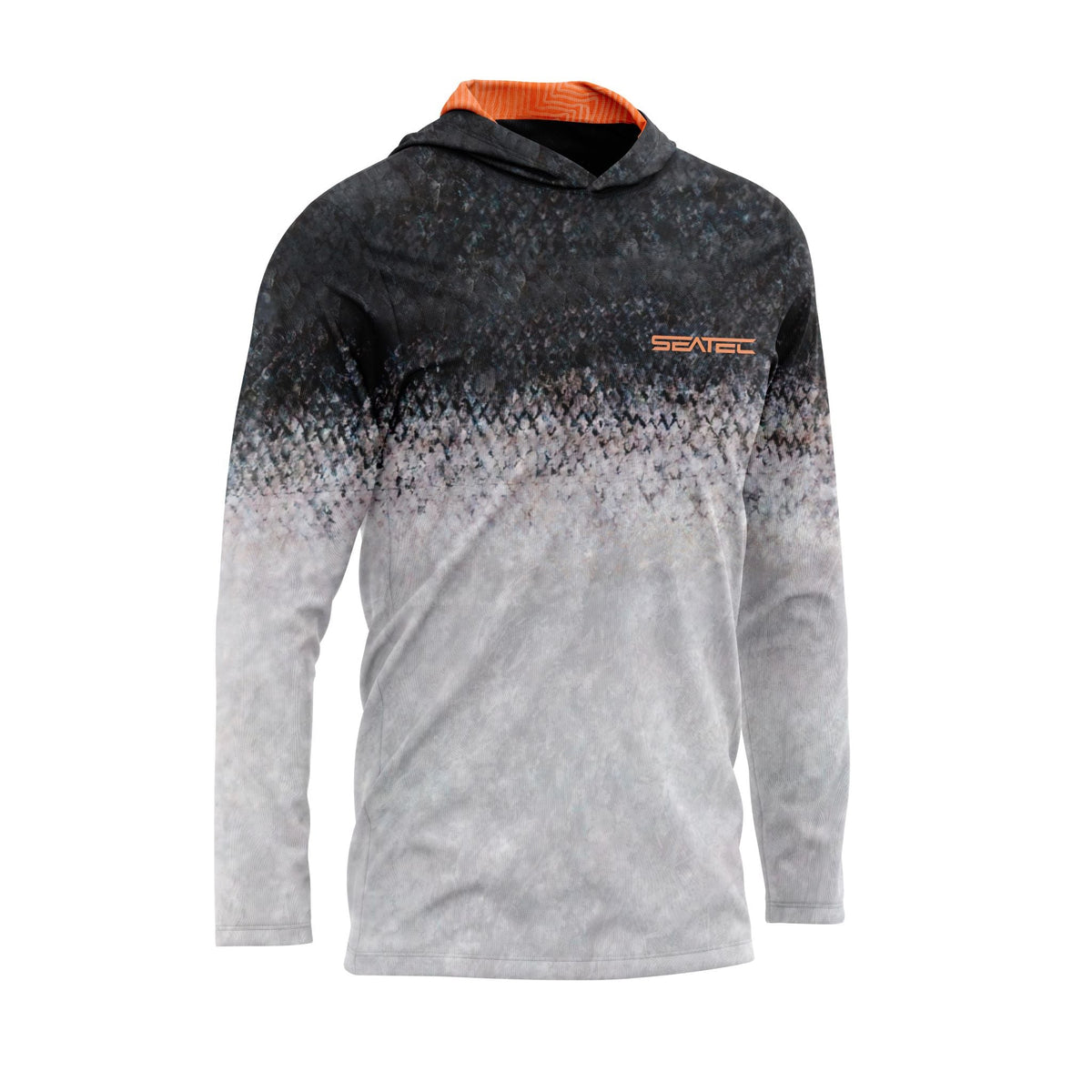 Salmon Sport Tec Hooded Long Sleeve – Men's
