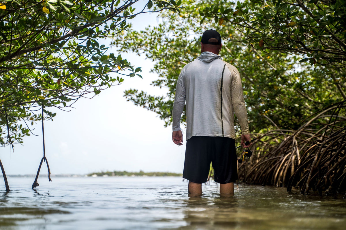 Snook Sport Tec Hooded Long Sleeve – Men's