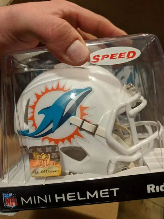 Miami Dolphins NFL Mini Speed Football Helmet