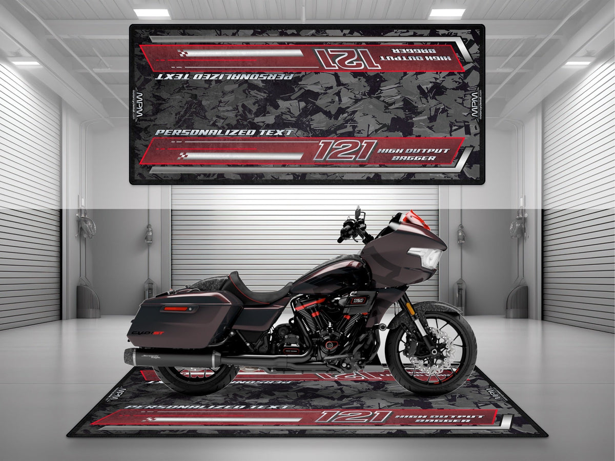 MPM Motorcycle Mat for Touring Motorcycle "High Output Bagger" - MM4287