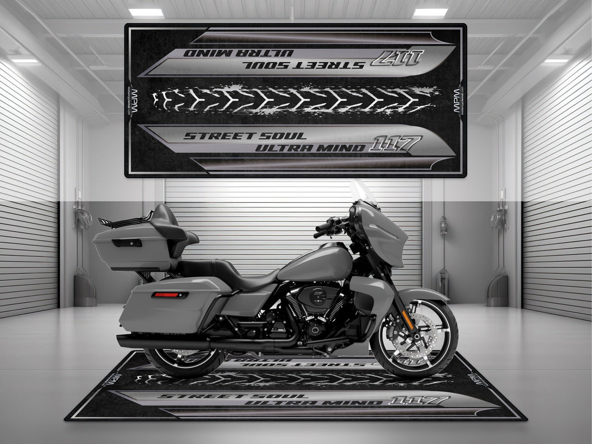 MPM Motorcycle Mat for Touring Motorcycle "Street Soul Ultra Mind" - MM4317