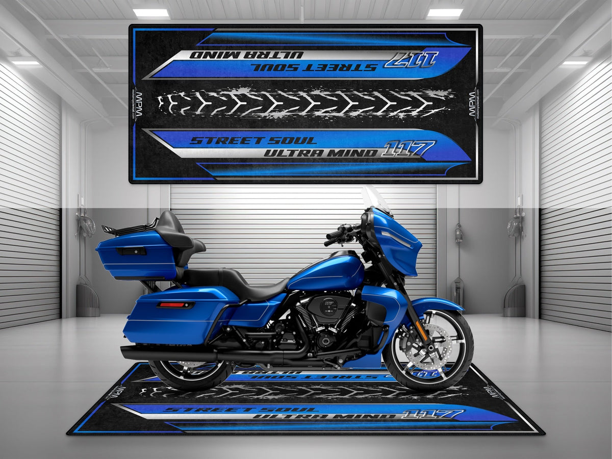 MPM Motorcycle Mat for Touring Motorcycle "Street Soul Ultra Mind" - MM4317