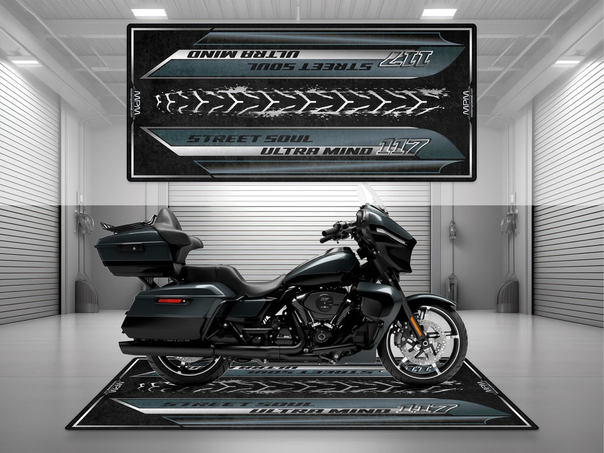 MPM Motorcycle Mat for Touring Motorcycle "Street Soul Ultra Mind" - MM4317