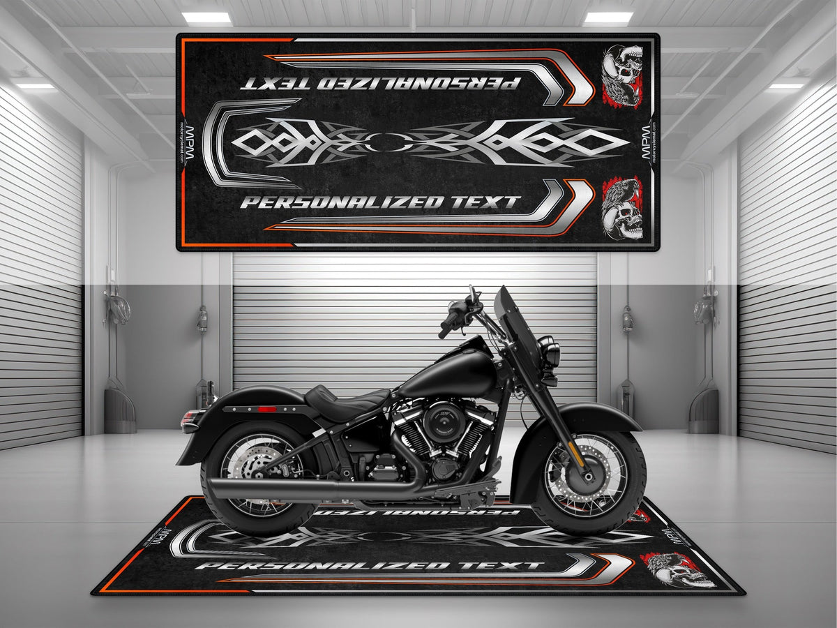 MPM Motorcycle Mat for Cruiser Motorcycle "The Last Town Before Dark" - MM4318