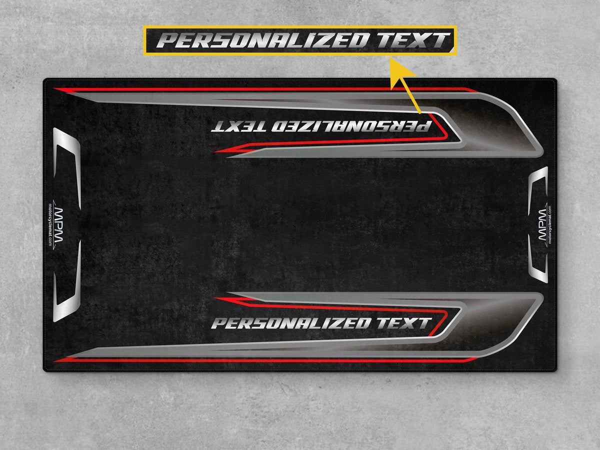 MPM Motorcycle Mat for Trike Motorcycle "Make The Street Your Own" - MM4320