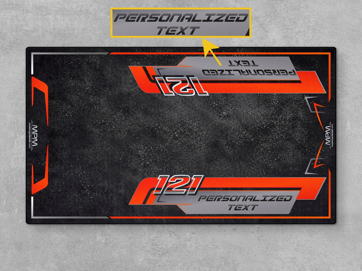 MPM Motorcycle Mat for Trike Motorcycle "Your Street Your Terms" - MM4321