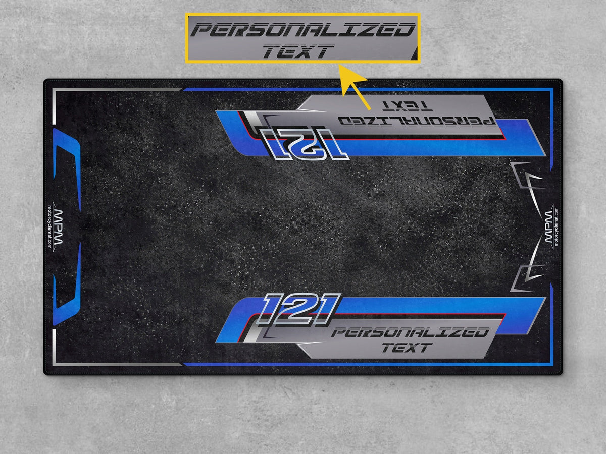 MPM Motorcycle Mat for Trike Motorcycle "Your Street Your Terms" - MM4321