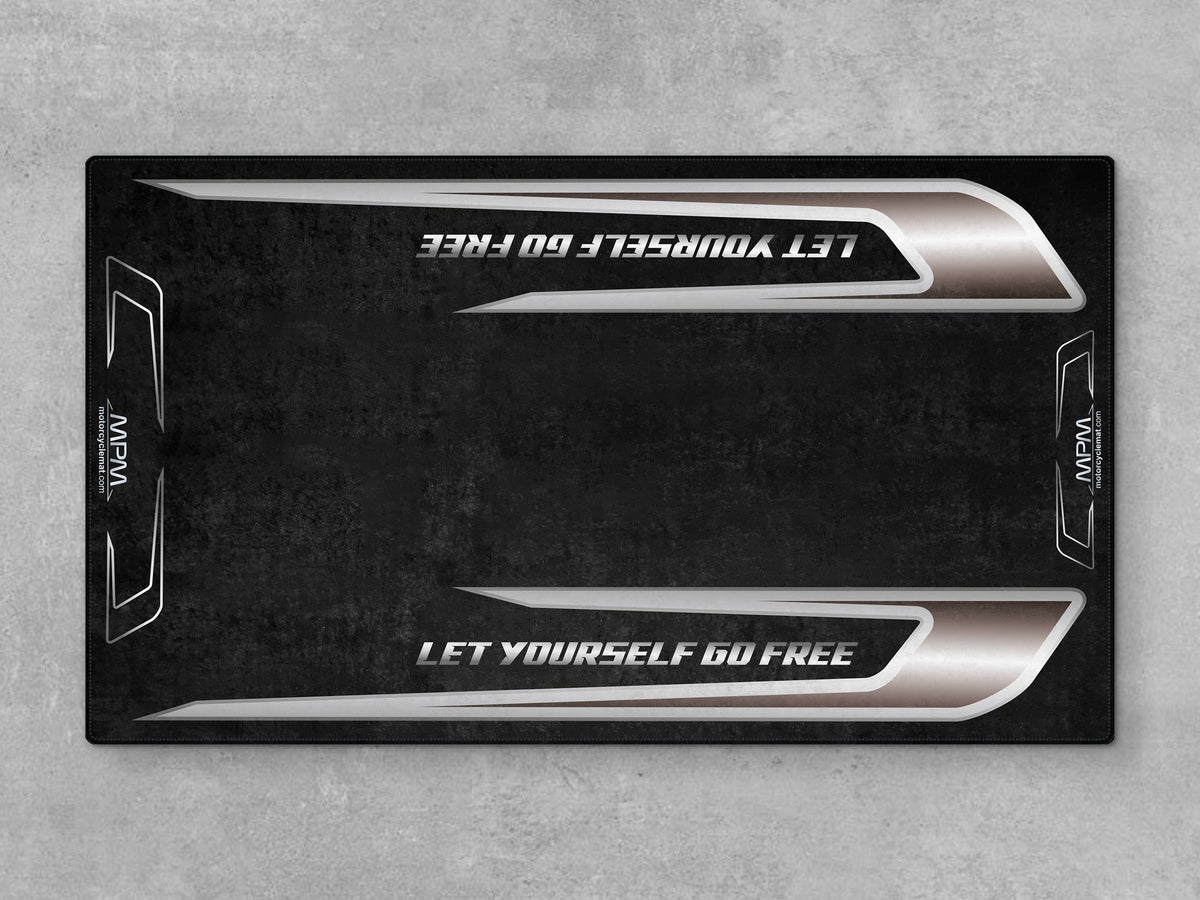 MPM Motorcycle Mat for Trike Motorcycle "Let Yourself Go Free" - MM4322