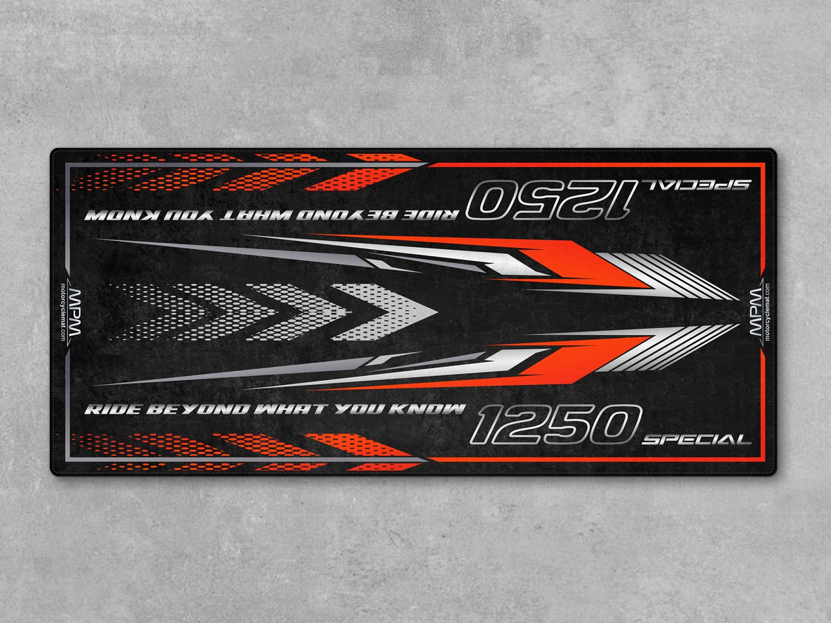 MPM Motorcycle Mat for Adventure Motorcycle "Ride Beyond What You Know" - MM4324
