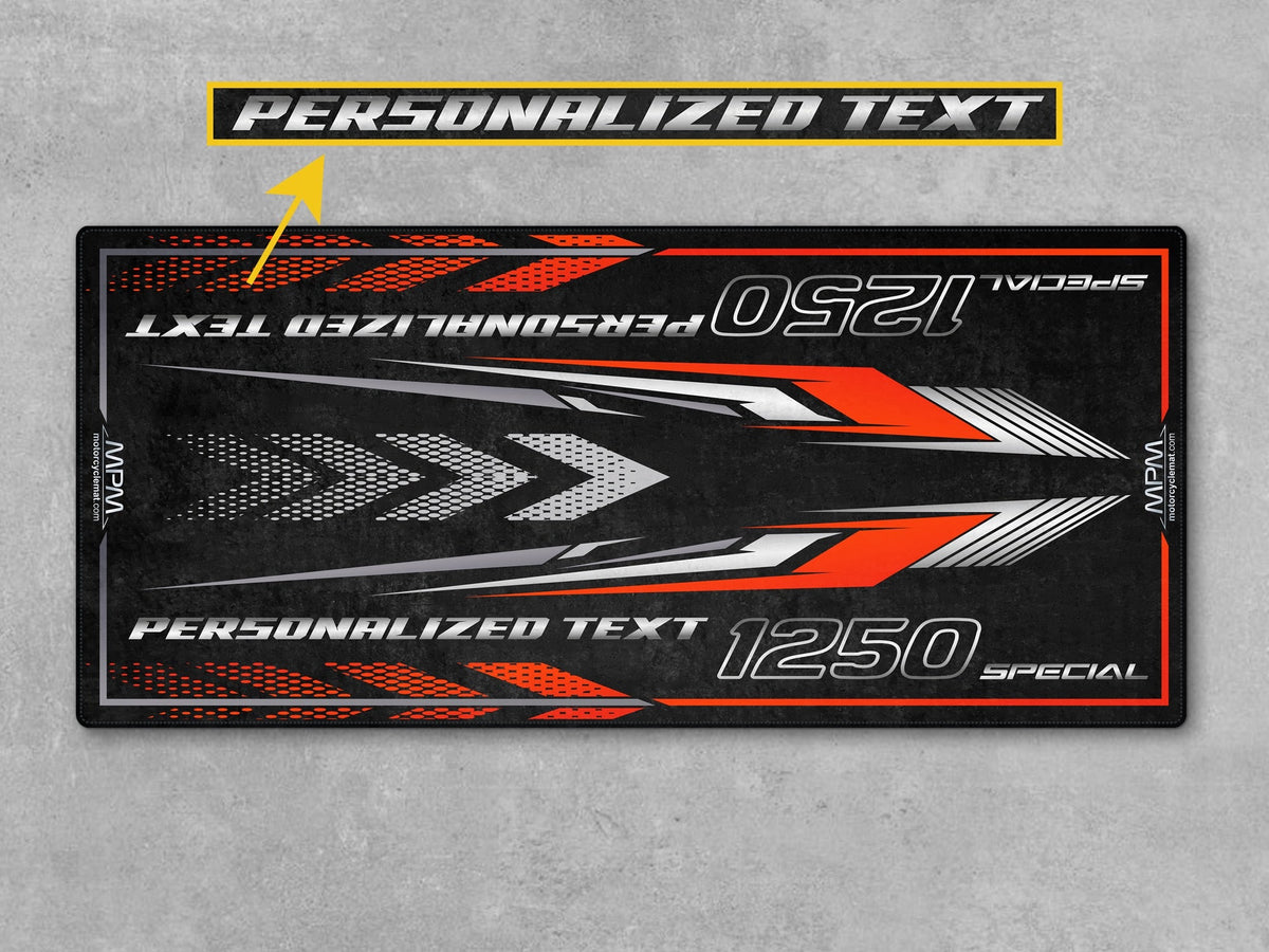 MPM Motorcycle Mat for Adventure Motorcycle "Ride Beyond What You Know" - MM4324