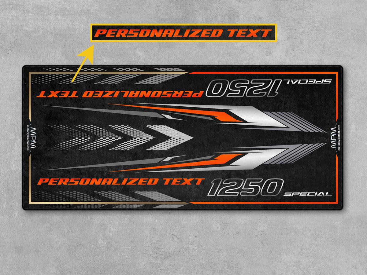MPM Motorcycle Mat for Adventure Motorcycle "Ride Beyond What You Know" - MM4324